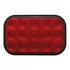 38747 by UNITED PACIFIC - Brake/Tail/Turn Signal Light - 15 LED Rectangular, Red LED/Red Lens