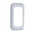 41074 by UNITED PACIFIC - Rocker Switch Face Plate - 3-Pack, Chrome, Plastic, Bezel