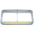32501 by UNITED PACIFIC - Headlight Bezel - LH, Rectangular, Sequential Dual LED, with Visor