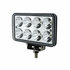 36507 by UNITED PACIFIC - Work Light - Vehicle-Mounted, 8 High Power, LED, Rectangular, with Chrome Reflector