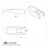 41425 by UNITED PACIFIC - Hood Latch Cover - for 2006+ Kenworth T660