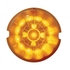 37595B by UNITED PACIFIC - Truck Cab Light - Bulk, 17 LED, Watermelon, Amber LED/Dark Amber Lens (Bulk)