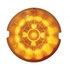 37595B by UNITED PACIFIC - Truck Cab Light - 17 LED Watermelon, Amber LED/Dark Amber Lens