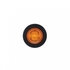 39767 by UNITED PACIFIC - 3-LED Single Function 3/4" Mini Clearance/Marker Light, Amber LED, Amber Lens