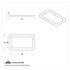 40933 by UNITED PACIFIC - Window Trim - Exterior View, with Sealant, for Kenworth
