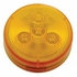 38465B by UNITED PACIFIC - Clearance/Marker Light - Low Profile, Amber LED/Amber Lens, 2.5", 4 LED