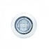 39934 by UNITED PACIFIC - Clearance/Marker Light - with Bezel, 3 LED, Mini, Amber LED/Clear Lens