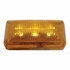 38158B by UNITED PACIFIC - Clearance/Marker Light, Amber LED/Amber Lens, Rectangle Design, 6 LED