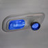 37051 by UNITED PACIFIC - Dome Light Lens - Rectangular, for 2006+ Peterbilt, Blue