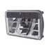 31088 by UNITED PACIFIC - Headlight - 5 High Power. LED, RH/LH, 4 x 6" Rectangle, Chrome Housing, Low Beam
