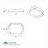 41113 by UNITED PACIFIC - Headlight Bezel - Single, with Visor