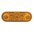 39977 by UNITED PACIFIC - Turn Signal Light - 7 LED Oval Reflector, Amber LED/Amber Lens