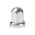 10058B by UNITED PACIFIC - Wheel Lug Nut Cover - 33mm x 2 7/16", Chrome, Plastic, Standard, with Flange, Push-On Style