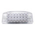 38297 by UNITED PACIFIC - Clearance/Marker Light - Red LED/Clear Lens, Rectangle Design, 21 LED