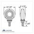 33107 by UNITED PACIFIC - Double Face Turn Signal Light - with UP Side Down Visor