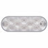 38777B by UNITED PACIFIC - Turn Signal Light - Bulk, 10 LED, 6" Oval, Amber LED/Clear Lens