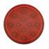 38116 by UNITED PACIFIC - Brake / Tail / Turn Signal Light - 4" Round Reflector Light, 12 LED, Red LED/Lens