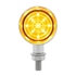 36859 by UNITED PACIFIC - Accessory Switch Light Bulb - 9 LED, Dual Function, Mini Bullet Light, Amber LED/Amber Lens