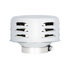 C5035 by UNITED PACIFIC - Air Cleaner Cover - 4" Round, Louvered, Chrome, for Single 1 Barrel 2 5/16" Dia.