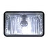 31396 by UNITED PACIFIC - Headlight - 1 High Power, LED, RH/LH, 4 x 6" Rectangle, Chrome Housing, Low Beam