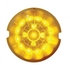 38152 by UNITED PACIFIC - Truck Cab Light - 17 LED, Watermelon, Amber LED/Lens, without Housing