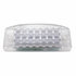 38296B by UNITED PACIFIC - Clearance/Marker Light, Amber LED/Clear Lens, Rectangle Design, 21 LED, Bulb