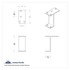 20231 by UNITED PACIFIC - Auxiliary Light Mounting Bracket - Black