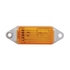 30020 by UNITED PACIFIC - Clearance/Marker Light - Incandescent, Amber Lens, Rectangle Design, White Base