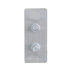 22301 by UNITED PACIFIC - Light Bar Bracket - 2-1/2" Bolt Pattern, Stainless Spring Loaded Light Bar, with Six 4" Light Cut-Outs