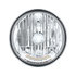 31247 by UNITED PACIFIC - Crystal Headlight - RH/LH, 7", Round, Chrome Housing, High/Low Beam, 9007 Bulb, with Amber 6 LED Position Light