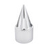 10779 by UNITED PACIFIC - Wheel Lug Nut Cover Set - 1.5" x 4 1/4", Chrome, Plastic, Stiletto, Push-On Style