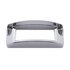 34063 by UNITED PACIFIC - Light Bezel - Chrome, Plastic, Rectangular, with Visor