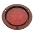 39656 by UNITED PACIFIC - Stop/Turn/Tail Light - LED, 4", Round, Reflex, Flange Mount, Red LED/Red Lens