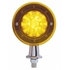 38820 by UNITED PACIFIC - Honda Light Kit - Assembly, LED, 13 LED, Amber Lens/Amber LED, Chrome-Plated Steel, Watermelon Design, 1-1/8" Mounting Arm