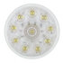 36680 by UNITED PACIFIC - Back Up Light - 4" Round, 20 LED, Competition Series, White LED, Clear Lens