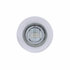 37970 by UNITED PACIFIC - Clearance/Marker Light - with Bezel, 3 LED, Dual Function, Mini, Red LED/Clear Lens