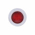 37968 by UNITED PACIFIC - Clearance/Marker Light - with Bezel, 3 LED, Dual Function, Mini, Red LED/Red Lens