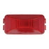 30145RK-B by UNITED PACIFIC - Clearance/Marker Light - Incandescent, Red Lens, Rectangle Design, with Black Bracket, 1 Bulb, 2 Female Terminals