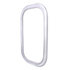 40946 by UNITED PACIFIC - Window Trim - Chrome, Exterior View, with Adhesive, for 1989-2010 Freightliner Classic