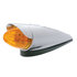 39954 by UNITED PACIFIC - Truck Cab Light - 19 LED, Watermelon Grakon 1000, Amber LED/Lens, with Visor