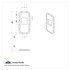 88043B by UNITED PACIFIC - Manual Transmission Shifter Plate - Shift Plate, Wood, for 2005+ Peterbilt