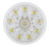 36680B by UNITED PACIFIC - Back Up Light - Bulk, 4" Round, 20 LED, Competition Series, White LED, Clear Lens