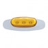 39479 by UNITED PACIFIC - 3-LED Single Function Reflector Clearance/Marker Light, Amber LED, Amber Lens