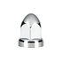 10049B by UNITED PACIFIC - Wheel Lug Nut Cover - 33mm x 2 3/4", Chrome, Plastic, Bullet, with Flange, Push-On Style