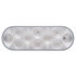 38829 by UNITED PACIFIC - Auxiliary/Utility Light - 10 LED, 6", Oval, White LED/Clear Lens