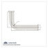 FLV-09833-006 by UNITED PACIFIC - Exhaust Elbow - Aluminized, 90 Degree, for Freightliner, OEM No. 04- 09833- 006