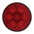 39117B by UNITED PACIFIC - Brake / Tail / Turn Signal Light - Bulk, 4" Round Competition Series Light, 7 LED, Red LED/Lens