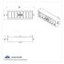 41023 by UNITED PACIFIC - A/C Vent - Chrome, Plastic, Passenger Side, for 1989-2010 Freightliner FLD/Classic