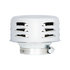 A6216 by UNITED PACIFIC - Air Cleaner Cover - 4" Round, Louvered, Chrome