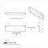 20597 by UNITED PACIFIC - Emblem Trim - Exterior Bezel, for Freightliner Century
